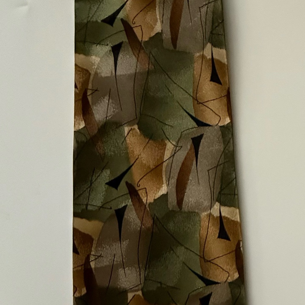 J. Garcia Camouflage Abstract Tie